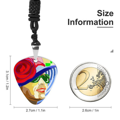 Collana Unisex con Plettro per Chitarra Personalizzato