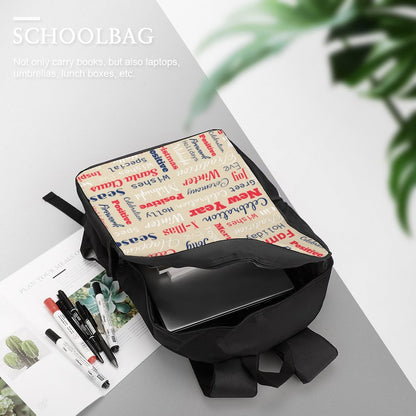 Zaino 17 Pollici Rinforzato | Poliestere 600D Heavy Duty | Scuola & Viaggi