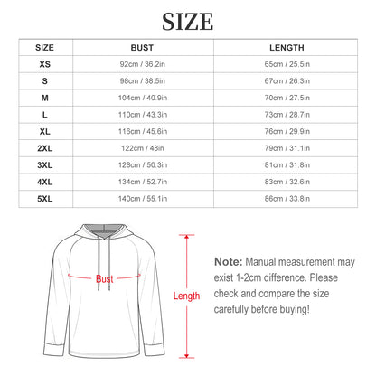 Felpa con Cappuccio Uomo Manica Raglan Personalizzabile