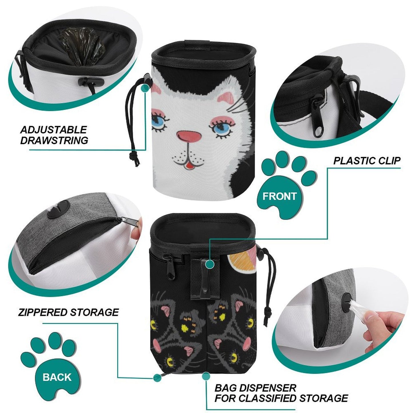 Marsupio Porta Premi Personalizzato per Cani | Borsa Addestramento Compatta