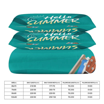 Set Copripiumino Personalizzato 3 Pezzi | Tessuto Spazzolato Addensato | Caldo & Morbido