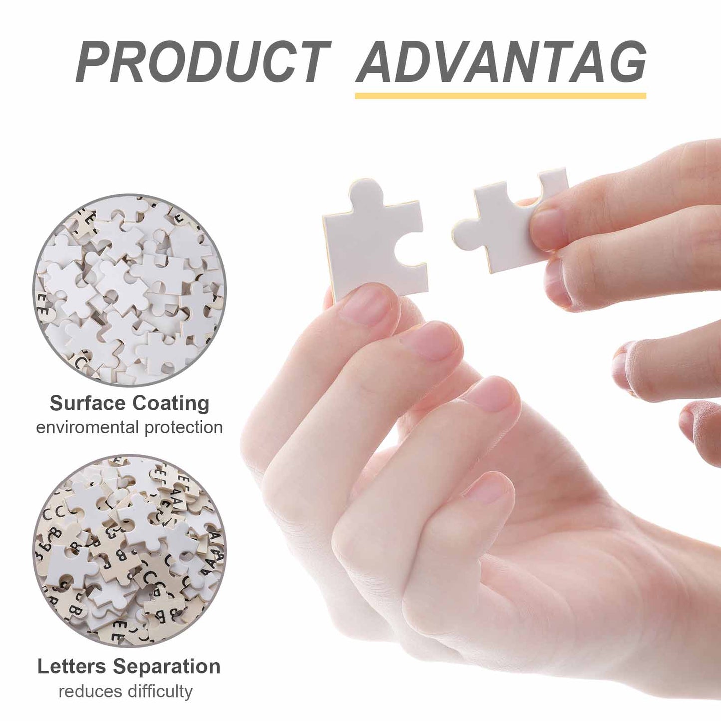 Puzzle Verticale in Legno Personalizzato | Stampa Foto Unica | Idea Regalo