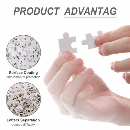 Puzzle Verticale in Legno Personalizzato | Stampa Foto Unica | Idea Regalo