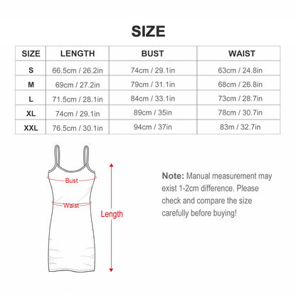 Abito Corto Bodycon Personalizzato Spalline Regolabili | Mini Dress Aderente Donna