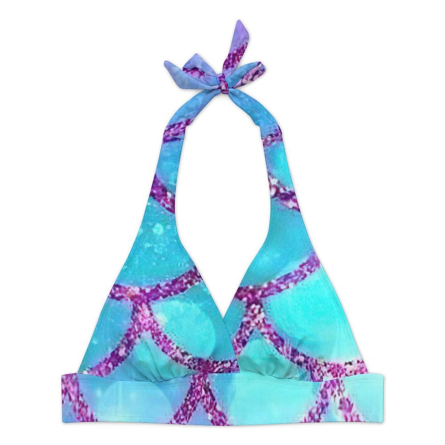 Costume due pezzi donna con spalline annodate e gonna con spacchi personalizzabile