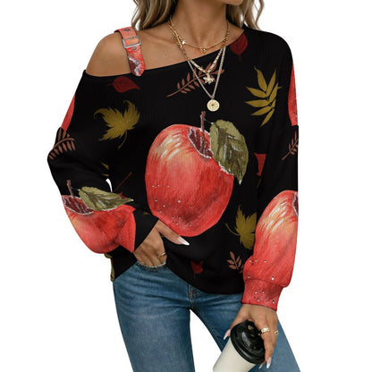 Maglione Donna Scollo Scoperto Morbido Personalizzabile