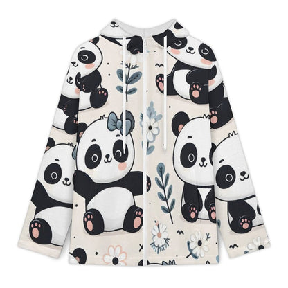 Giacca Pile Donna con Cappuccio e Zip Personalizzabile
