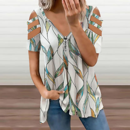 Top Spalle Scoperte con Zip | Tunica Lunga Donna per Leggings