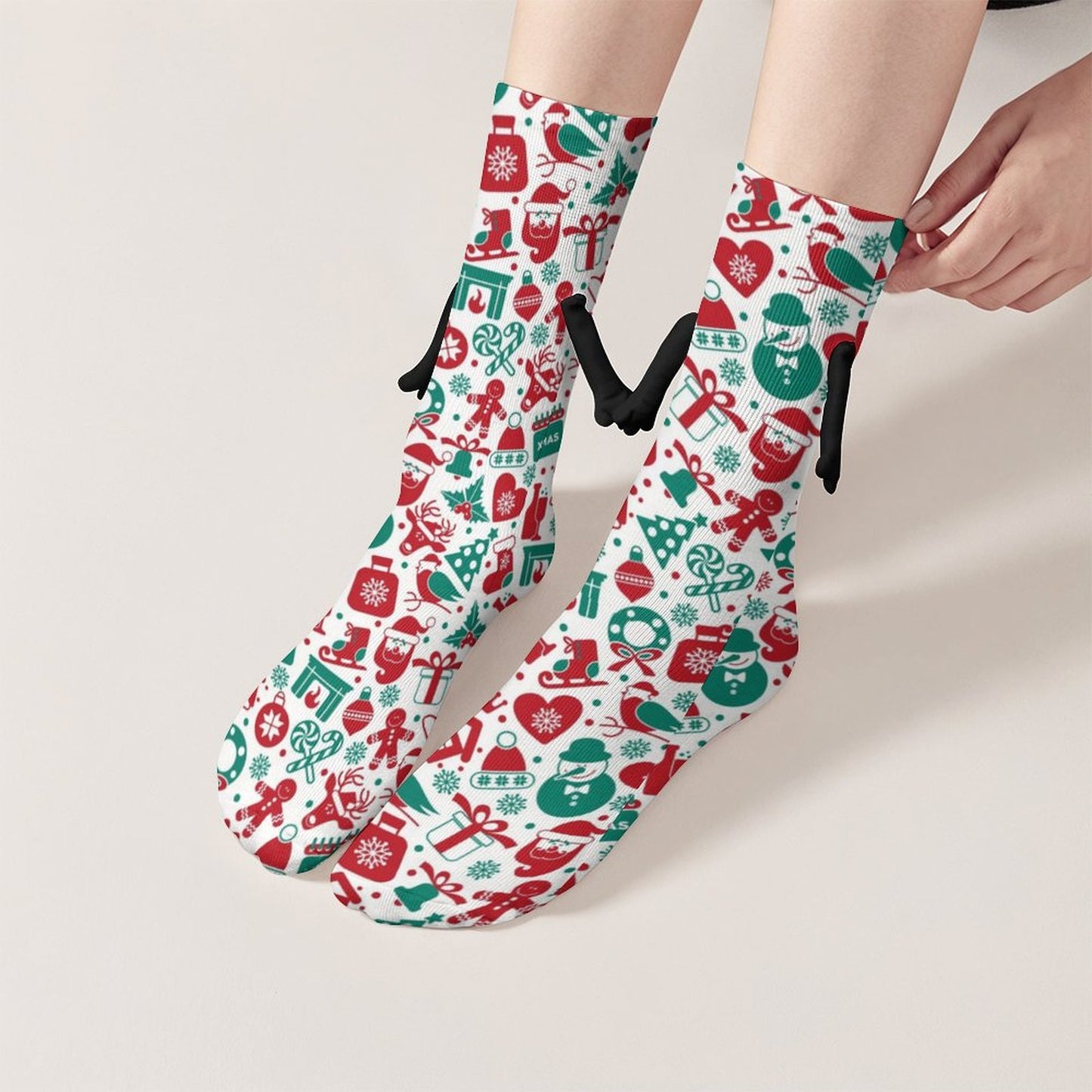 Calze Magnetiche Personalizzate che si Tengono per Mano | Regalo Unico