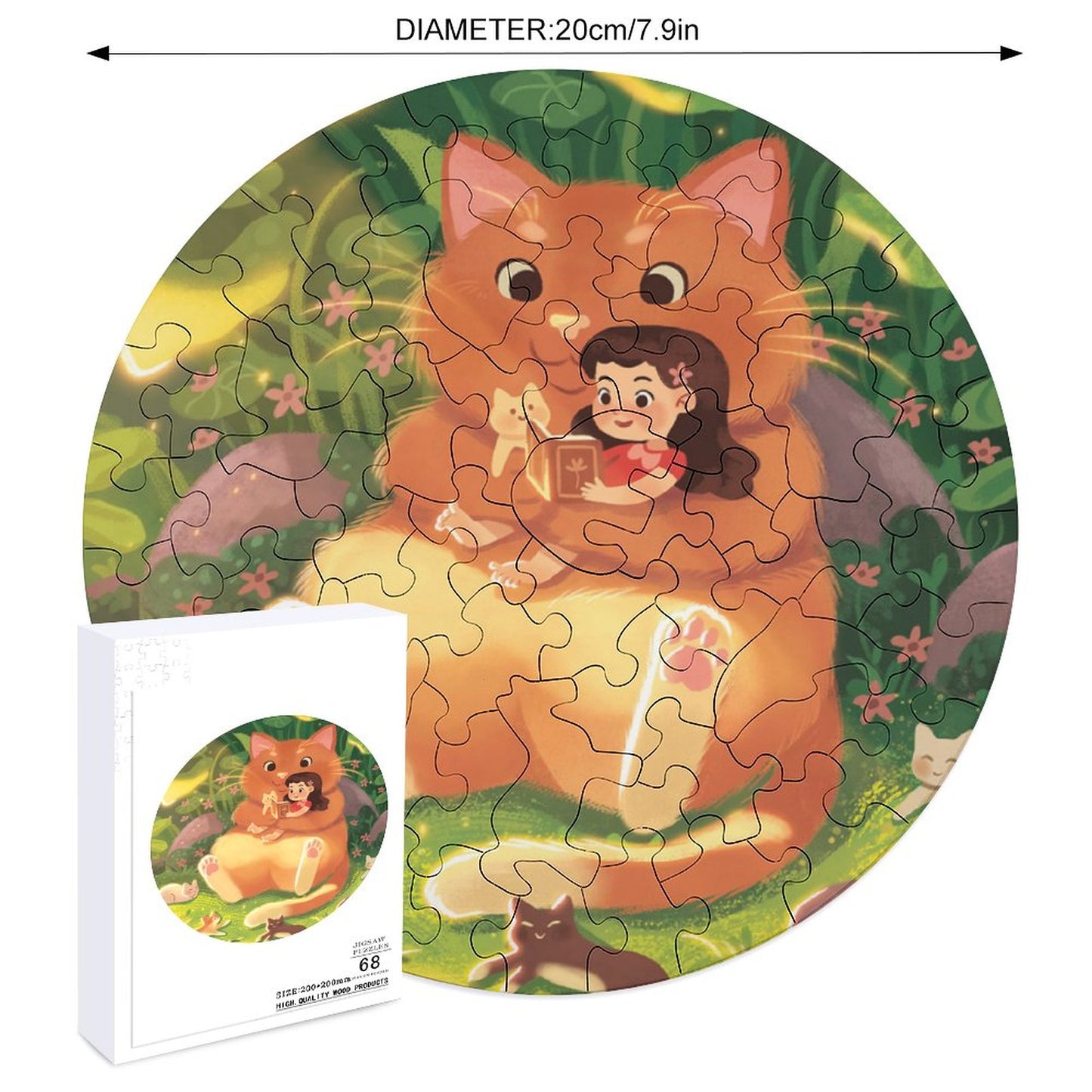 Puzzle in Legno Sagomato | Animali Nascosti & Forme Uniche | Idea Regalo Zen