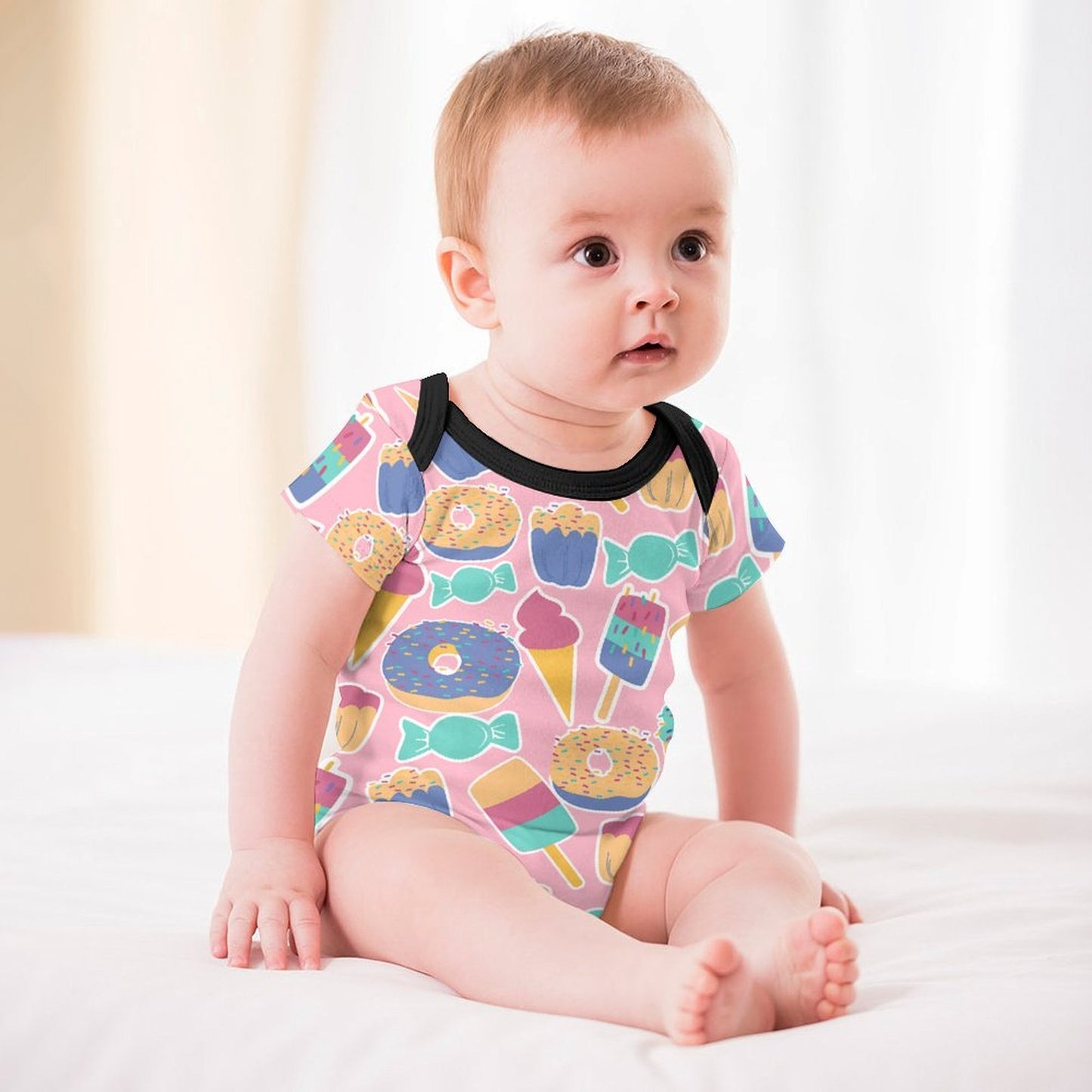 Body Neonato Personalizzato in Cotone con Stampa Digitale