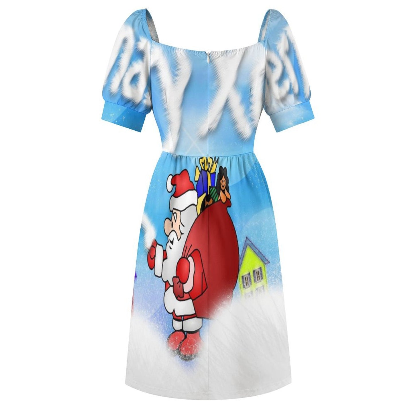 Abito A-Line Personalizzato con Foto | Vestito Estivo Sciancrato