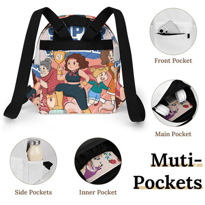 Mini Zaino Personalizzato Donna in Oxford Impermeabile con Fondo Rinforzato