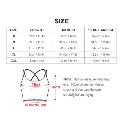 Top Yoga Longline Imbottito | Canotta Sportiva 2-in-1 (S-2XL)