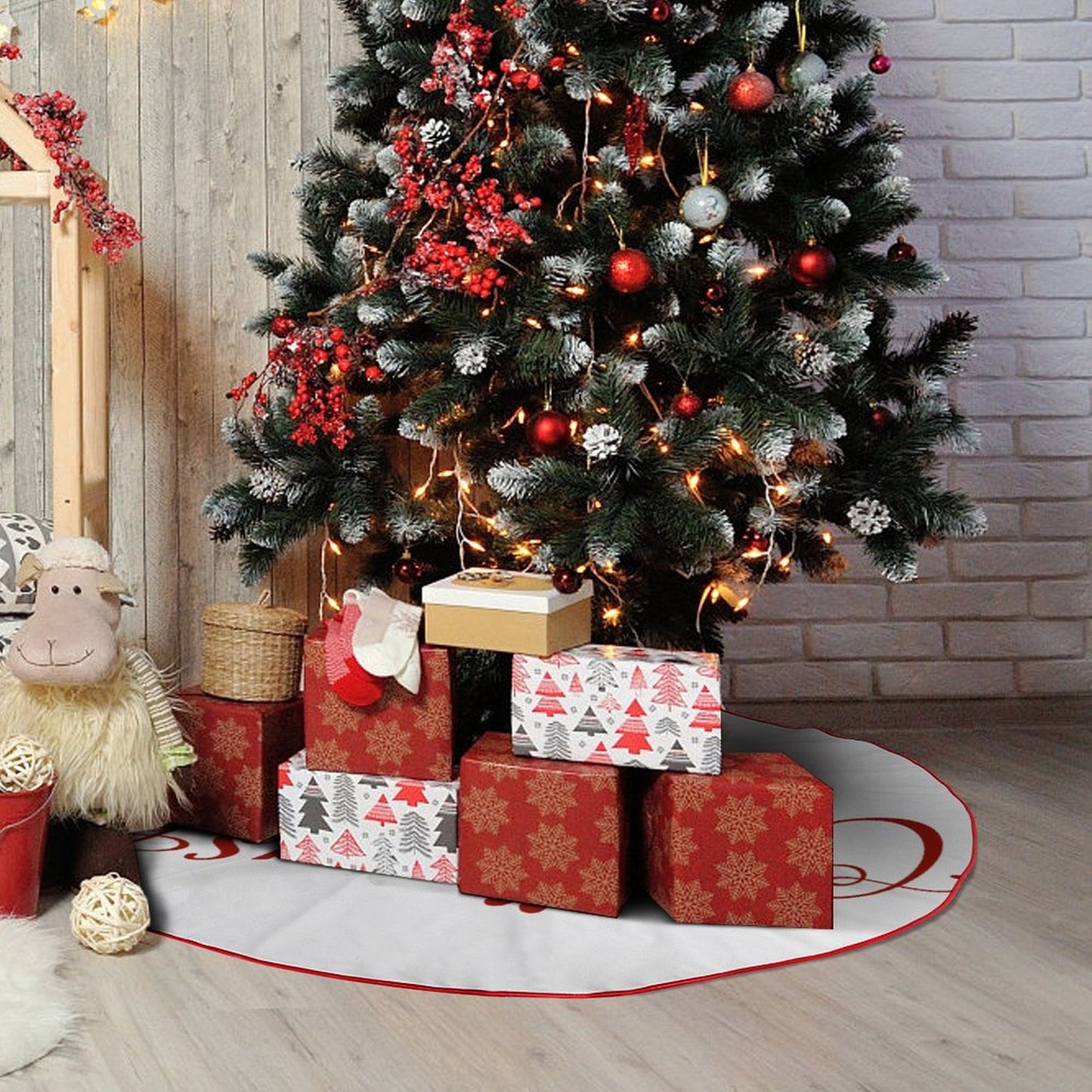 Tappeto Albero di Natale Bifacciale | Protezione e Stile Doppio