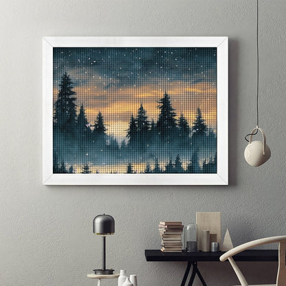 Diamond Painting Orizzontale su Telaio | Costruisci la Tua Finestra Scintillante