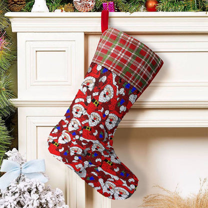 Calza di Natale con Paillettes Personalizzata | Svela la Tua Foto