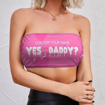 Top a Fascia Personalizzato | Bandeau Stampato per Donna
