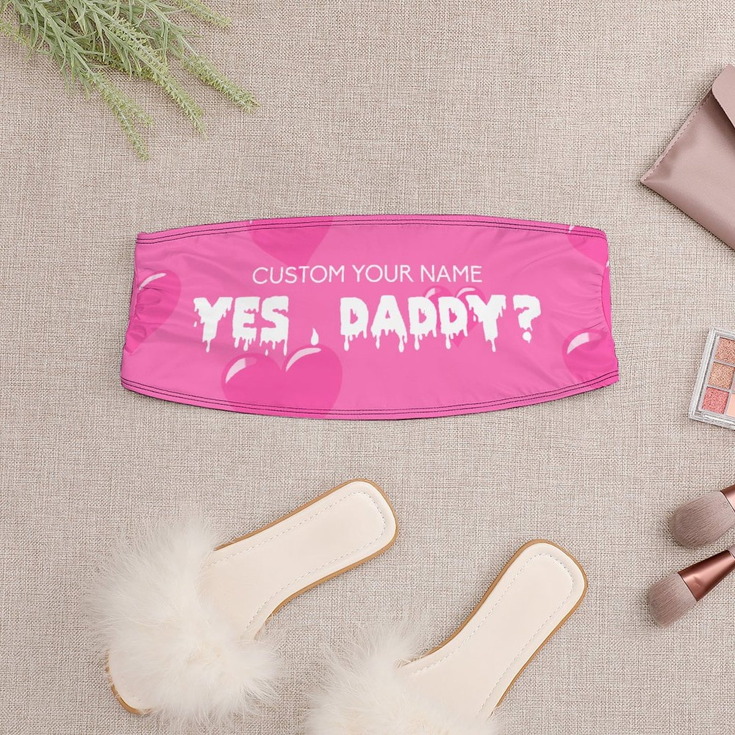 Top a Fascia Personalizzato | Bandeau Stampato per Donna