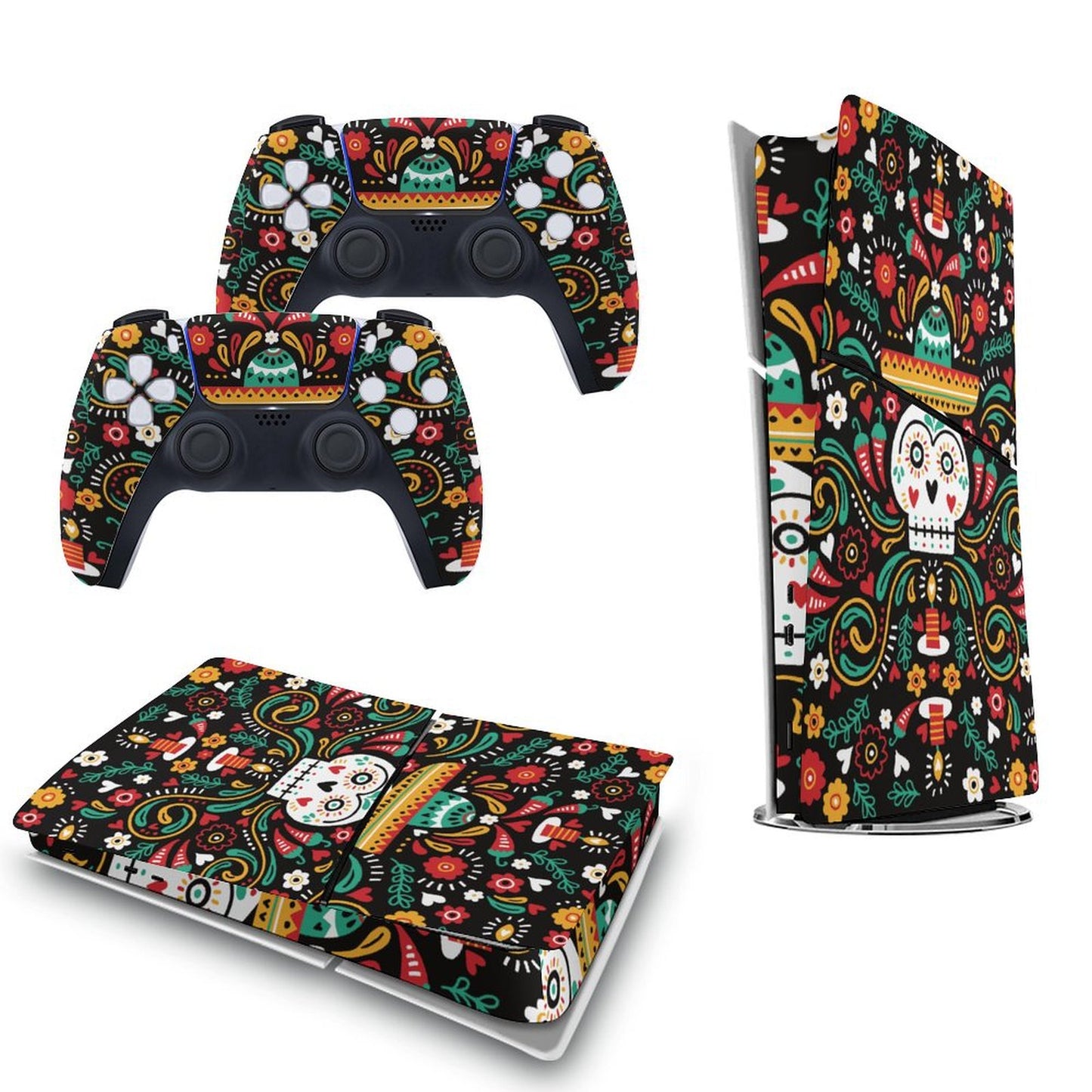 Skin PS5 Slim Digital Personalizzata | Adesiva per Console e Controller