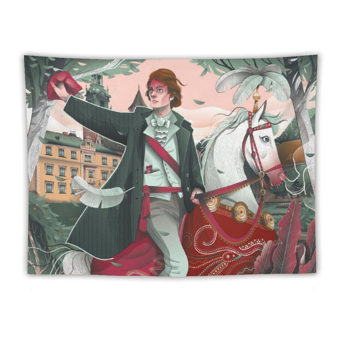 Arazzo da Parete Personalizzato | Decorazione Muro Senza Danni | Art Tapestry