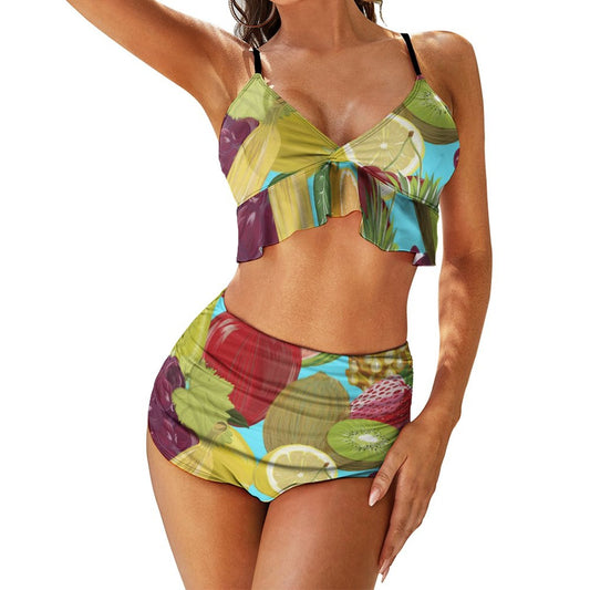 Bikini con Volant Personalizzato | Costume Due Pezzi Unico