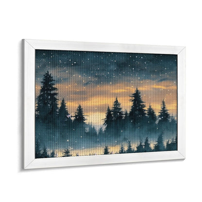 Diamond Painting Orizzontale su Telaio | Costruisci la Tua Finestra Scintillante