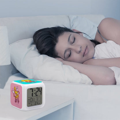 Sveglia Personalizzata a Colori Cangianti | Cubo LED con Foto Custom