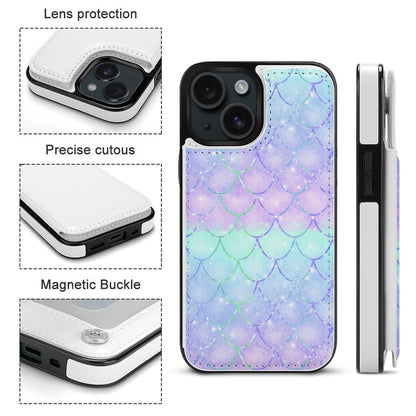 Cover a Portafoglio iPhone 15 Personalizzata | Protezione Totale & Porta Carte