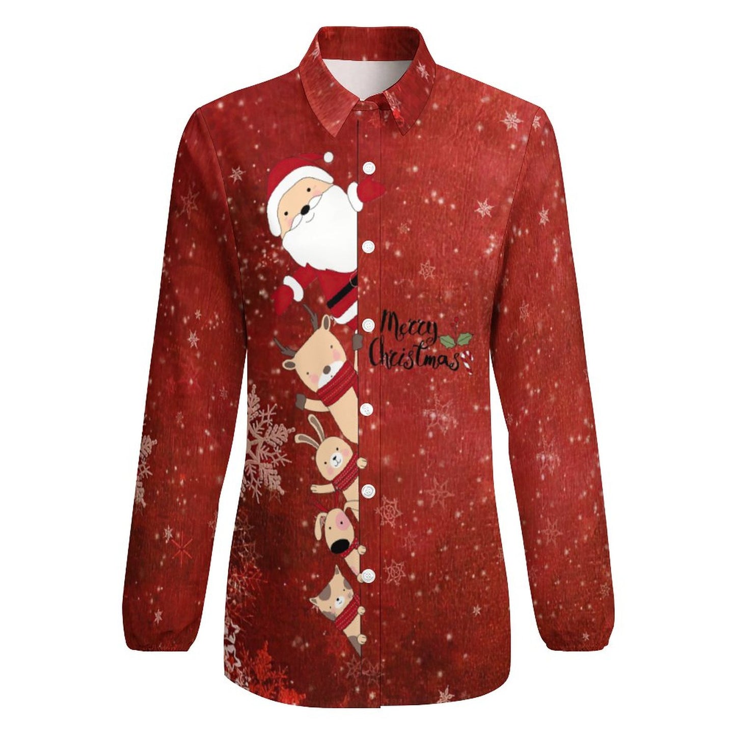 Camicia Casual da Donna Stile Vintage Personalizzata