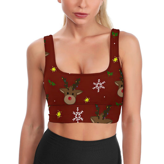 Top Yoga Personalizzato | Reggiseno Sportivo con Stampa Unica