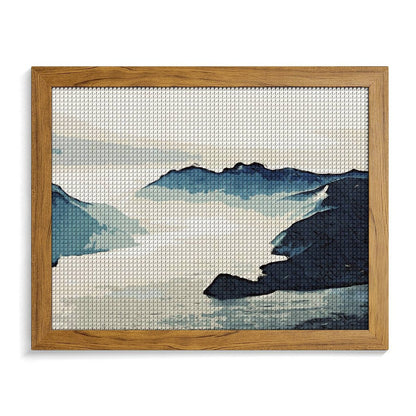 Diamond Painting su Telaio con Diamanti Quadrati | Restaura i Tuoi Ricordi