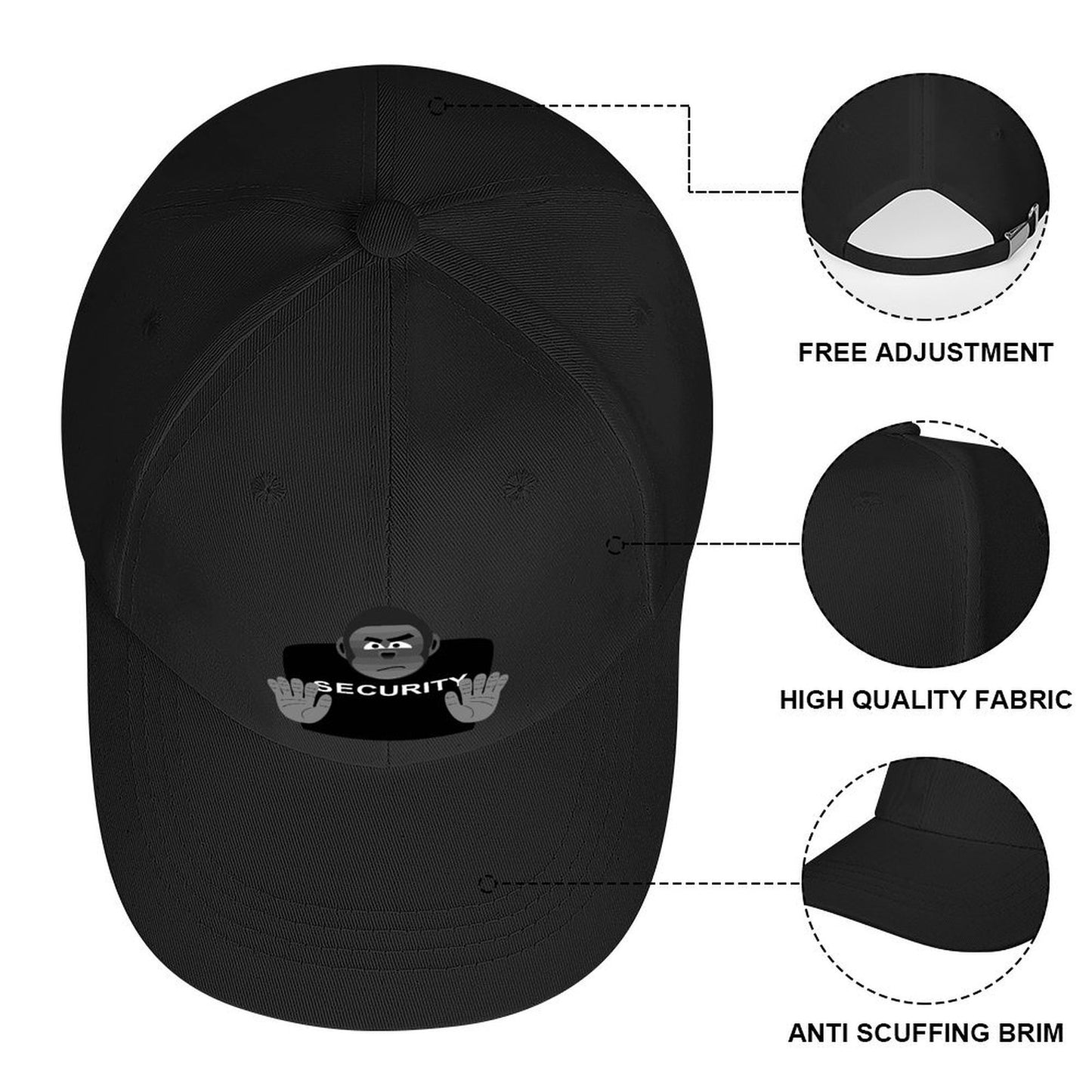 Cappellino Baseball Personalizzato Poliestere | Stampa Unica | Protezione UV