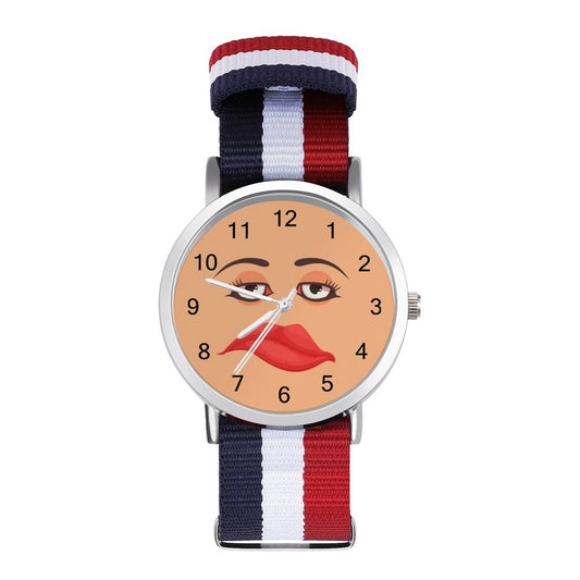 Orologio NATO Style Personalizzato con Cinturino in Nylon Tricolore