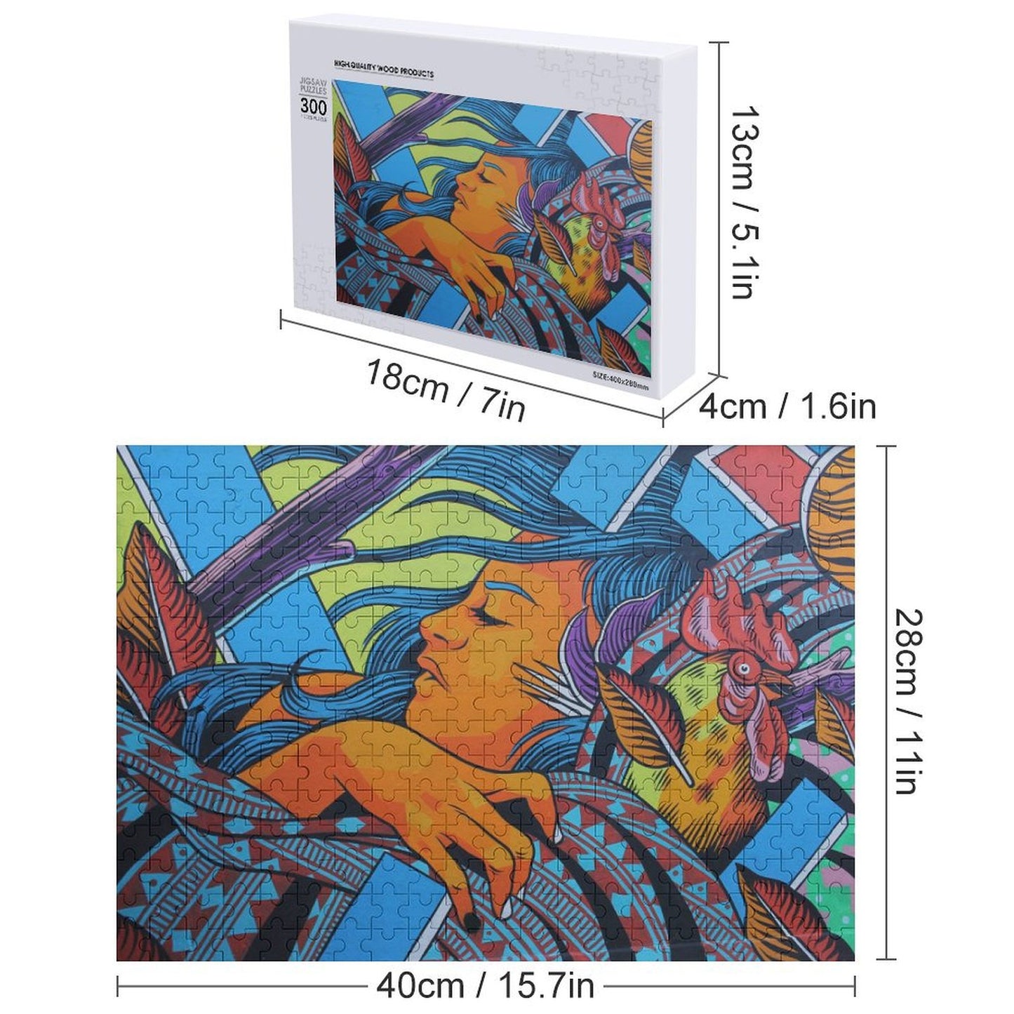 Puzzle in Legno Personalizzato 300 Pezzi | Crea il Tuo Relax