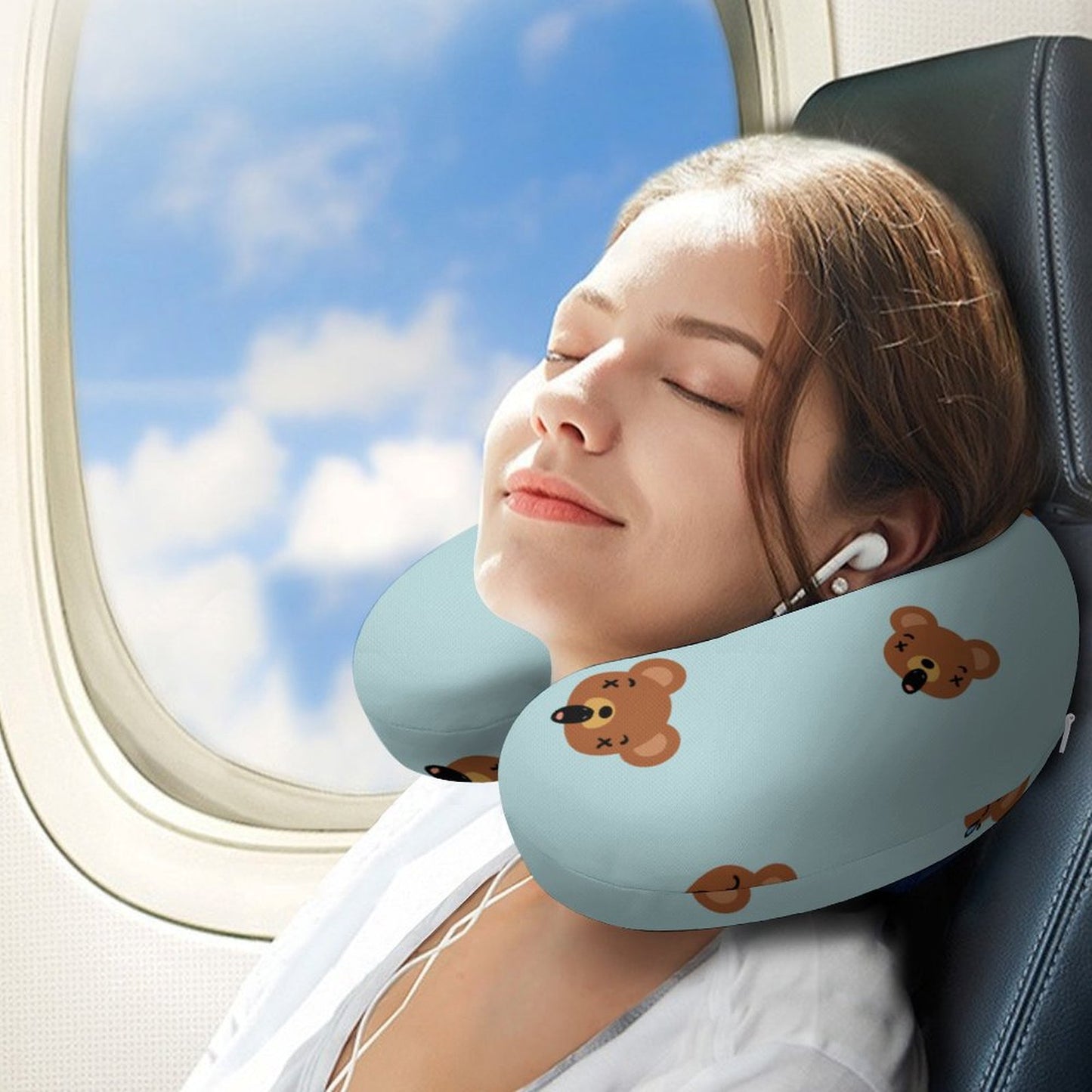 Cuscino da Viaggio Personalizzato in Memory Foam | con Foto o Nome