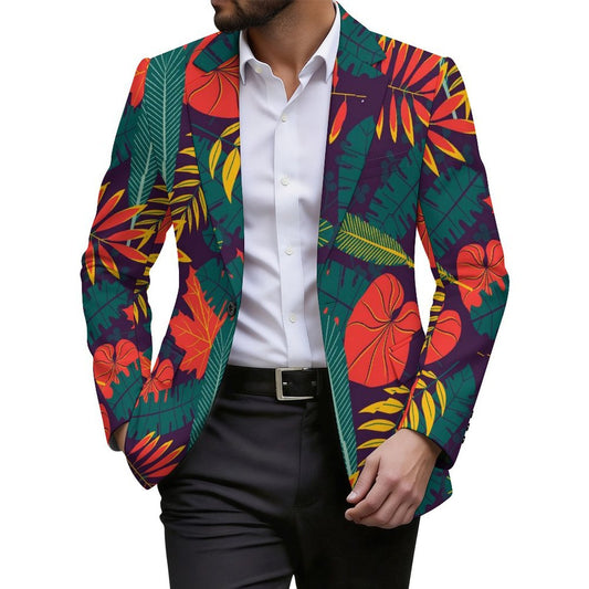 Giacca Blazer Uomo Monopetto Un Bottone Personalizzabile