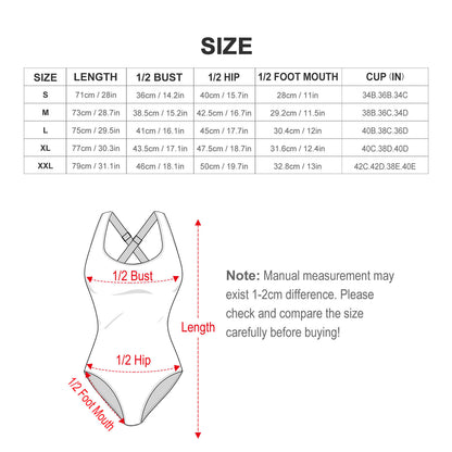 Costume Intero Personalizzato Regolabile | Body Shaping Laccetti Laterali