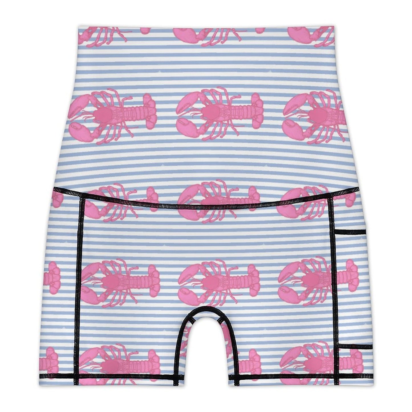 Biker Shorts Premaman Personalizzati con Supporto Pancia e Tasche