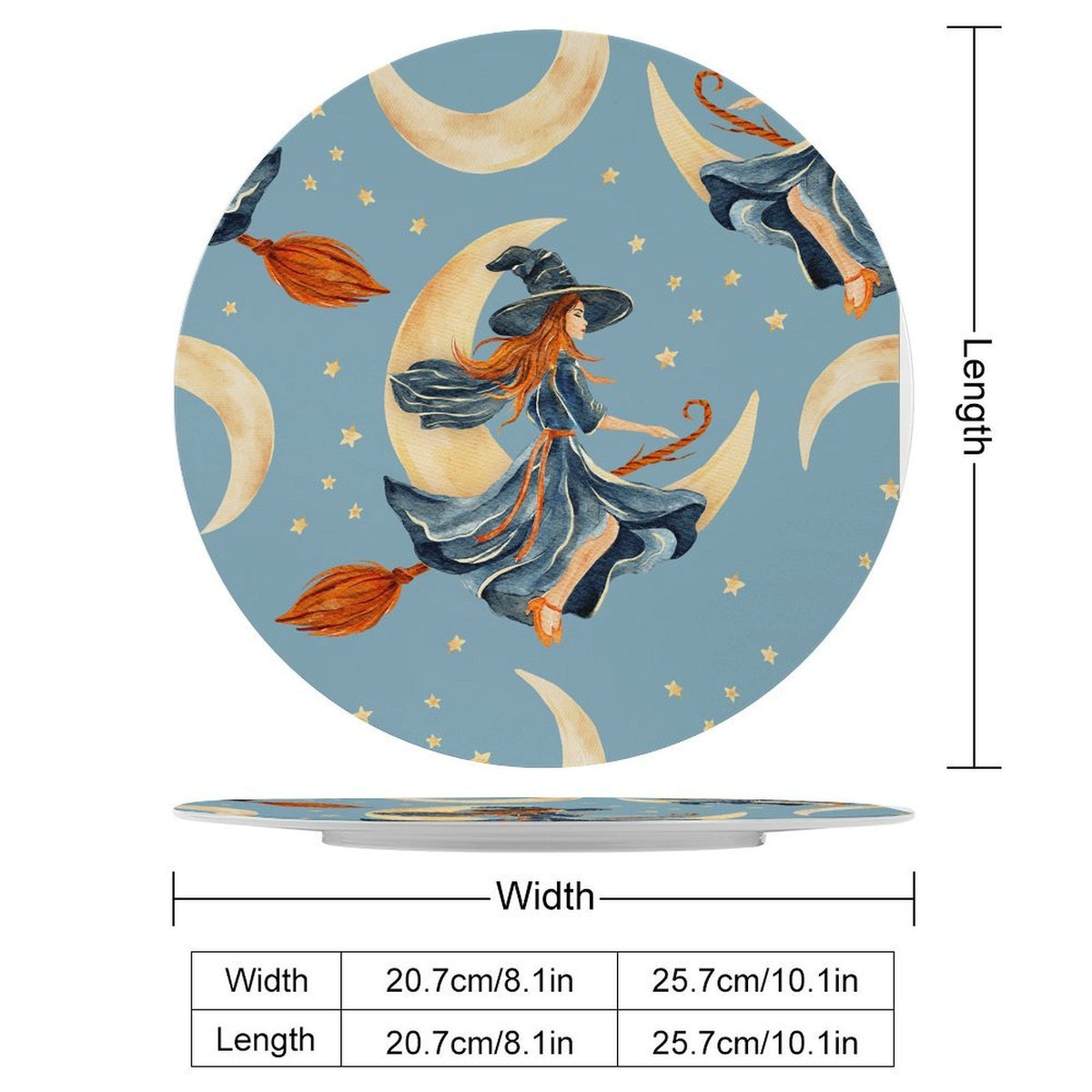 Piatto Decorativo Personalizzabile con Foto - Leggero e Versatile per Casa e Ufficio