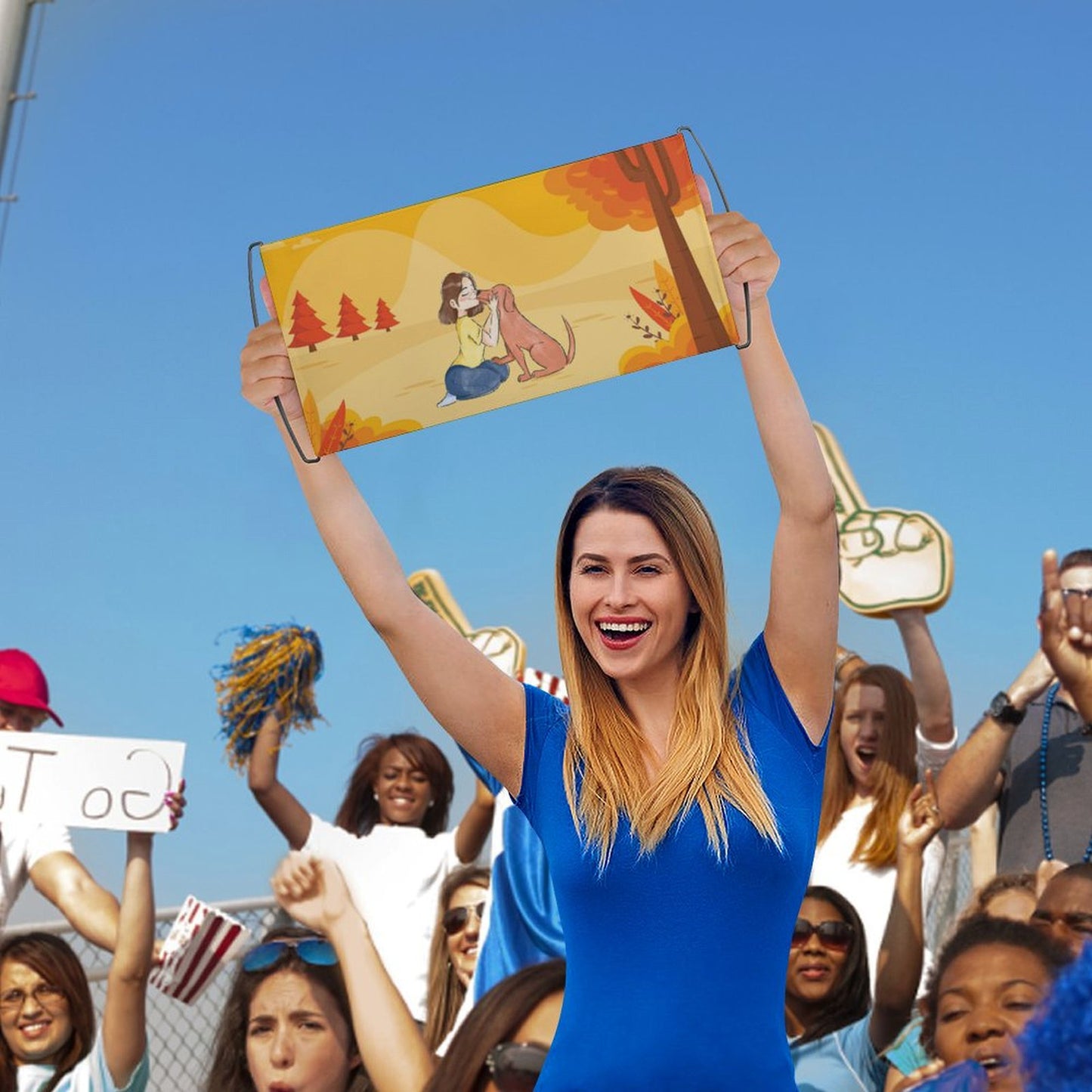 Bandiera a Mano Personalizzata da Tifo | Sventola la Tua Passione