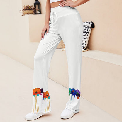 Pantaloni Yoga Dritti con Coulisse | Lounge Pants Donna Comodi