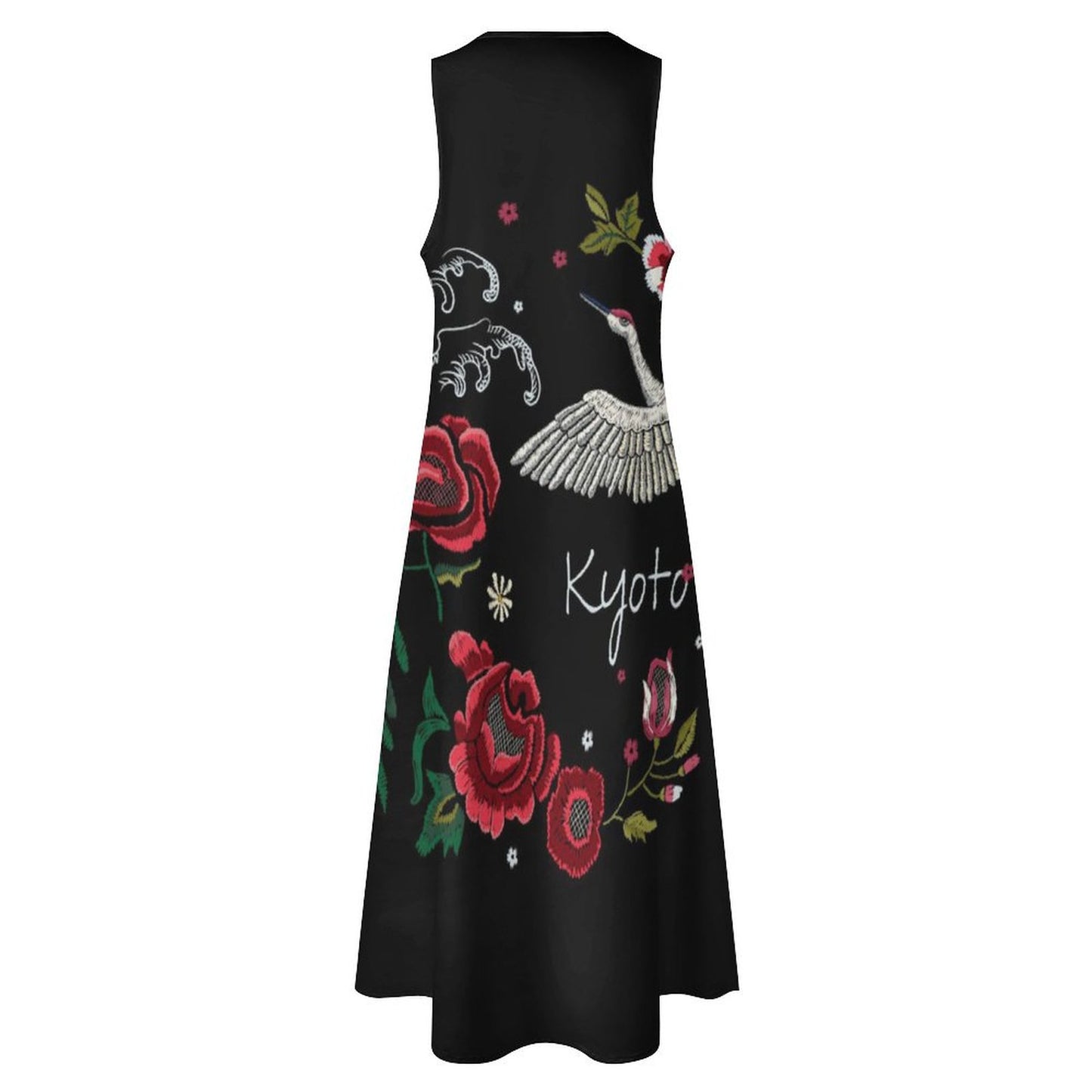Abito Lungo Senza Maniche Personalizzabile | Vestito Elegante da Donna