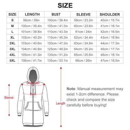 Felpa Lunga con Zip Personalizzata | Cappotto-Felpa di Design