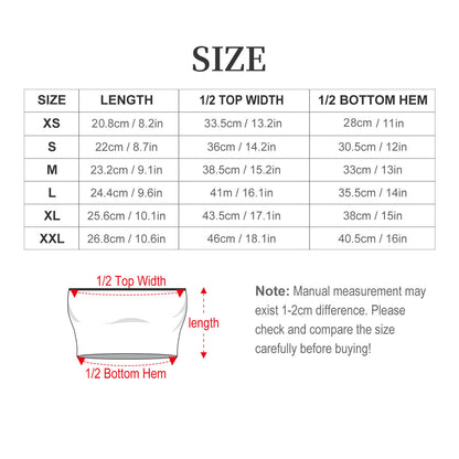 Top a Fascia Personalizzato | Crop Top Sicuro che Non Scivola