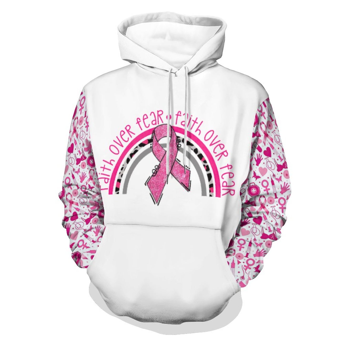 Felpa French Terry Premium con Cappuccio | Hoodie Oversize Stampa Totale