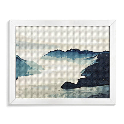 Diamond Painting su Telaio con Diamanti Quadrati | Restaura i Tuoi Ricordi