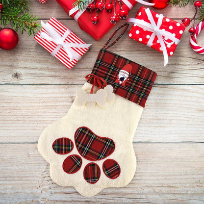 Calza di Natale per Cani Personalizzata | Il Suo Posto d'Onore