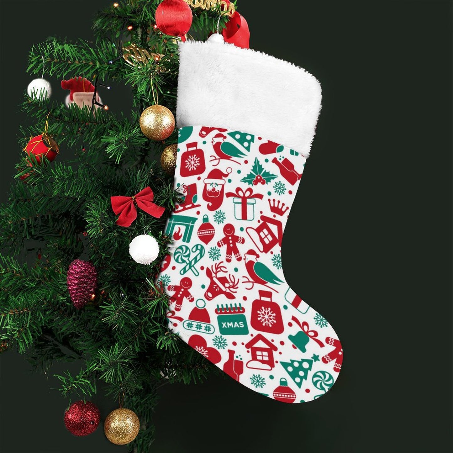 Calza di Natale Personalizzata con Nome o Foto | Unica per Famiglia