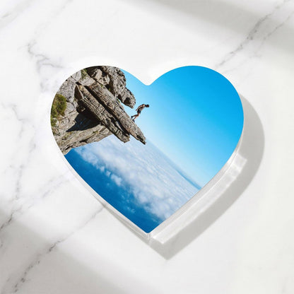 Ornamento da tavolo in acrilico personalizzato con stampa UV per decorazione e regalo